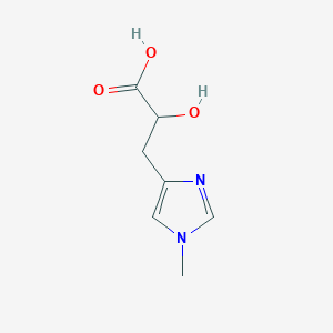 2-Hydroxy-3-(1-methyl-1H-imidazol-4-yl)propanoic acid