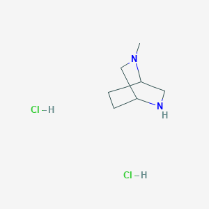 molecular formula C7H16Cl2N2 B1322759 2-Methyl-2,5-diazabicyclo[2.2.2]octane dihydrochloride CAS No. 52321-18-3