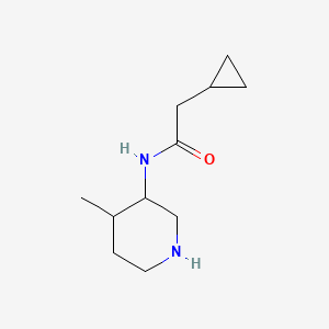 2-Cyclopropyl-N-(4-methylpiperidin-3-yl)acetamide