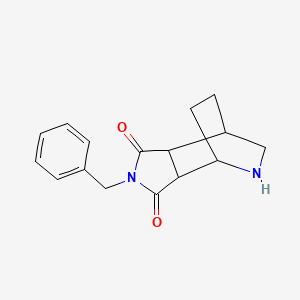 4-Benzyl-4,8-diazatricyclo[5.2.2.0,2,6]undecane-3,5-dione