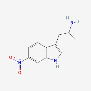 1-(6-Nitro-1H-indol-3-yl)propan-2-amine