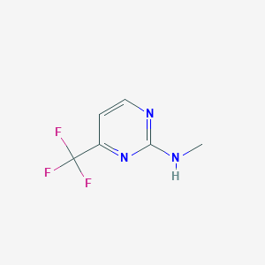 molecular formula C6H6F3N3 B1322764 N-methyl-4-(trifluoromethyl)pyrimidin-2-amine CAS No. 1193721-39-9