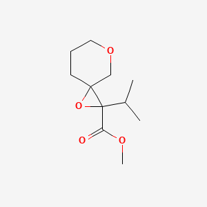 Methyl 2-(propan-2-YL)-1,5-dioxaspiro[2.5]octane-2-carboxylate