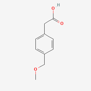 molecular formula C10H12O3 B1322767 2-(4-(甲氧基甲基)苯基)乙酸 CAS No. 343880-24-0