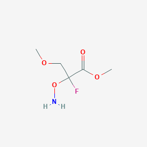 Methyl 2-(aminooxy)-2-fluoro-3-methoxypropanoate