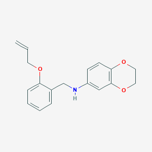 N-[2-(allyloxy)benzyl]-N-2,3-dihydro-1,4-benzodioxin-6-ylamine