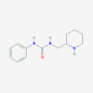 molecular formula C13H19N3O B13227703 1-Phenyl-3-(piperidin-2-ylmethyl)urea 