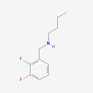 molecular formula C11H15F2N B13227727 Butyl[(2,3-difluorophenyl)methyl]amine 