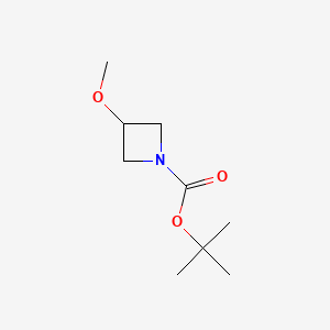 molecular formula C9H17NO3 B1322773 1-Boc-3-(甲氧基)氮杂环丙烷 CAS No. 429669-07-8