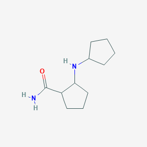 2-(Cyclopentylamino)cyclopentane-1-carboxamide