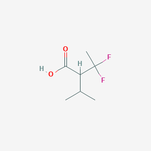 2-(1,1-Difluoroethyl)-3-methylbutanoic acid