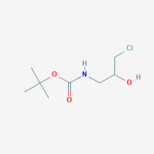 molecular formula C8H16ClNO3 B1322778 tert-butyl 3-chloro-2-hydroxypropylcarbaMate CAS No. 570390-94-2