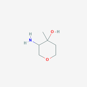 3-Amino-4-methyloxan-4-ol