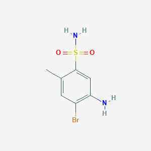 5-Amino-4-bromo-2-methylbenzene-1-sulfonamide