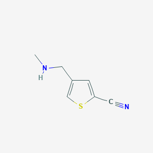 4-[(Methylamino)methyl]thiophene-2-carbonitrile