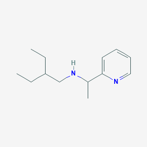 (2-Ethylbutyl)[1-(pyridin-2-yl)ethyl]amine