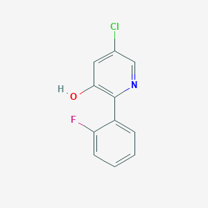 5-Chloro-2-(2-fluorophenyl)pyridin-3-ol