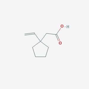 2-(1-Ethenylcyclopentyl)acetic acid