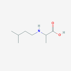 2-[(3-Methylbutyl)amino]propanoic acid