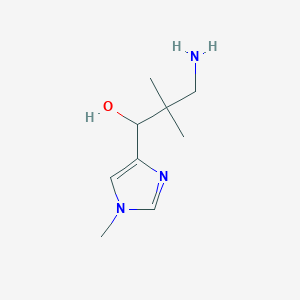 3-Amino-2,2-dimethyl-1-(1-methyl-1H-imidazol-4-yl)propan-1-ol