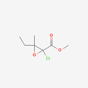 Methyl 2-chloro-3-ethyl-3-methyloxirane-2-carboxylate