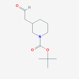 molecular formula C12H21NO3 B1322803 tert-Butyl 3-(2-oxoethyl)piperidine-1-carboxylate CAS No. 372159-76-7