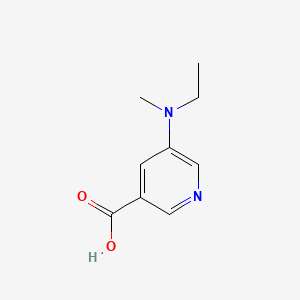 5-[Ethyl(methyl)amino]pyridine-3-carboxylic acid