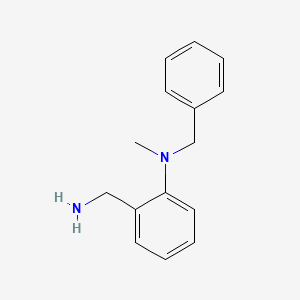 molecular formula C15H18N2 B1322817 N-[2-(氨甲基)苯基]-N-苄基-N-甲基胺 CAS No. 893752-79-9