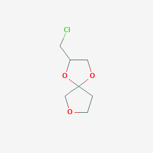 2-(Chloromethyl)-1,4,7-trioxaspiro[4.4]nonane