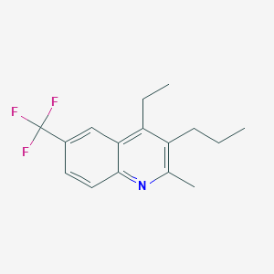 4-Ethyl-2-methyl-3-propyl-6-(trifluoromethyl)quinoline