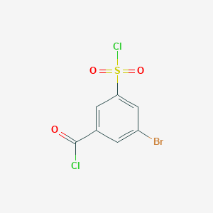 3-Bromo-5-(chlorosulfonyl)benzoyl chloride