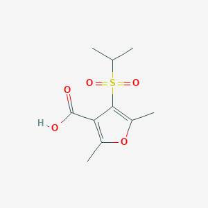 2,5-Dimethyl-4-(propane-2-sulfonyl)furan-3-carboxylic acid