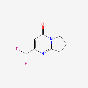 2-(Difluoromethyl)-4H,6H,7H,8H-pyrrolo[1,2-a]pyrimidin-4-one