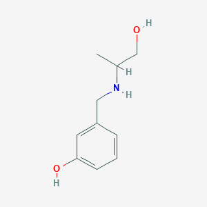 3-{[(1-Hydroxypropan-2-yl)amino]methyl}phenol