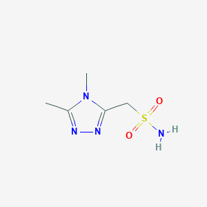 (Dimethyl-4H-1,2,4-triazol-3-yl)methanesulfonamide