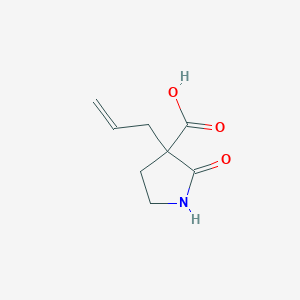 2-Oxo-3-(prop-2-en-1-yl)pyrrolidine-3-carboxylic acid