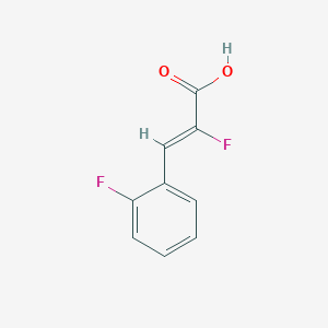 (2Z)-2-Fluoro-3-(2-fluorophenyl)prop-2-enoic acid