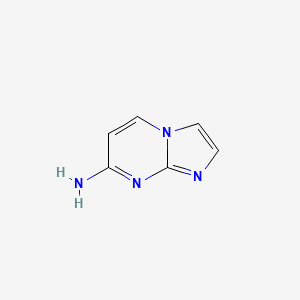 molecular formula C6H6N4 B1322835 Imidazo[1,2-A]pyrimidin-7-amine CAS No. 462651-80-5