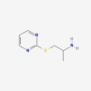 2-[(2-Aminopropyl)sulfanyl]pyrimidine