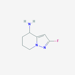 2-Fluoro-4H,5H,6H,7H-pyrazolo[1,5-a]pyridin-4-amine