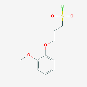 3-(2-Methoxyphenoxy)propane-1-sulfonyl chloride