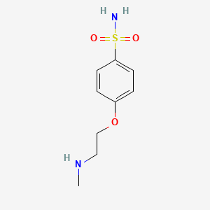 4-[2-(Methylamino)ethoxy]benzene-1-sulfonamide