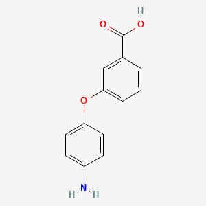 molecular formula C13H11NO3 B1322841 3-(4-氨基苯氧基)苯甲酸 CAS No. 54579-63-4