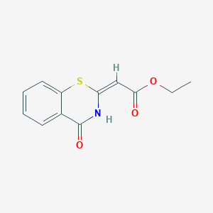 Ethyl 2-(4-oxo-3,4-dihydro-2h-benzo[e][1,3]thiazin-2-ylidene)acetate