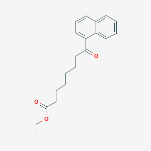 molecular formula C20H24O3 B1322863 乙基8-(1-萘基)-8-氧代辛酸酯 CAS No. 362669-45-2