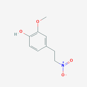molecular formula C9H11NO4 B1322864 2-甲氧基-4-(2-硝基乙基)苯酚 CAS No. 528594-30-1