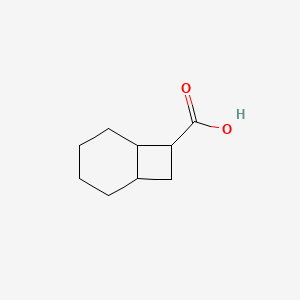 molecular formula C9H14O2 B13228726 Bicyclo[4.2.0]octane-7-carboxylic acid 