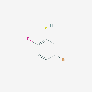 molecular formula C6H4BrFS B1322882 5-溴-2-氟苯硫醇 CAS No. 321596-25-2