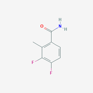 molecular formula C8H7F2NO B1322885 3,4-二氟-2-甲基苯甲酰胺 CAS No. 1806277-70-2