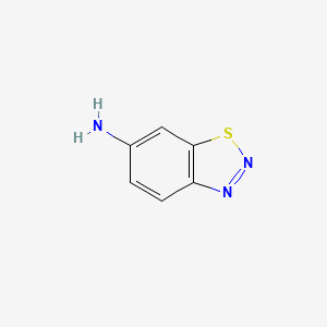 molecular formula C6H5N3S B1322888 苯并[d][1,2,3]噻二唑-6-胺 CAS No. 41972-62-7